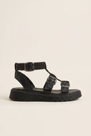 TFP - Sandals Wide Strap Side Buckle - Black Matte