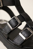 TFP - Sandals Wide Strap Side Buckle - Black Matte