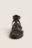 TFP - Sandals Wide Strap Side Buckle - Black Matte