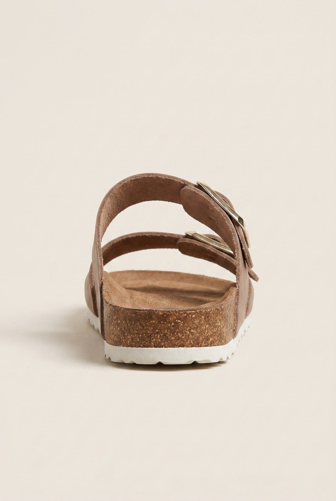 Inter - Bios - Sandals Wide Strap Statement Buckle - Beige