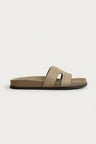 Beige Suede