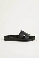 CORINA - Sandals with Cutouts - Black Matte
