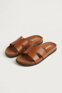 CORINA - Sandals with Cutouts - Tan Matte