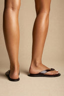 CORINA - Sandals with Metallic Detail - Bordeaux Matte