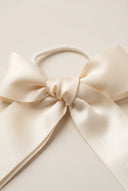 VERO MODA - Satin Hair Tie with Bow - Yellow