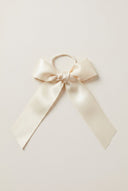 VERO MODA - Satin Hair Tie with Bow - Yellow