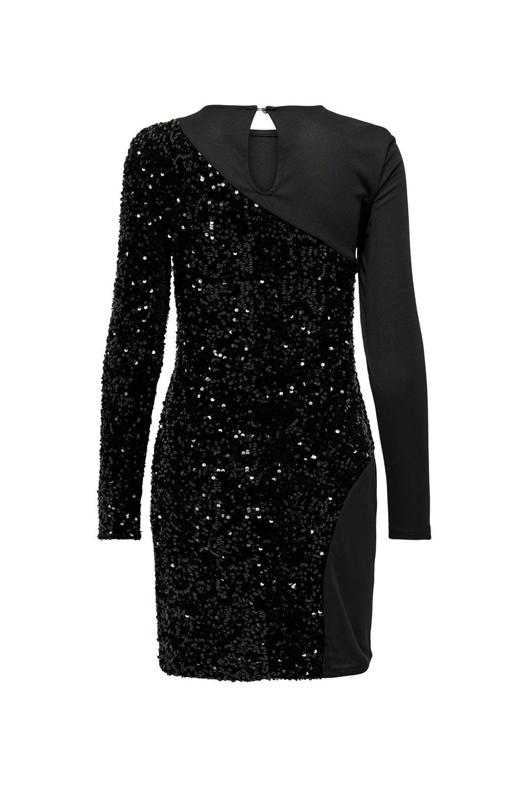 ONLY - Sequin Mini Dress Long Sleeve - Black
