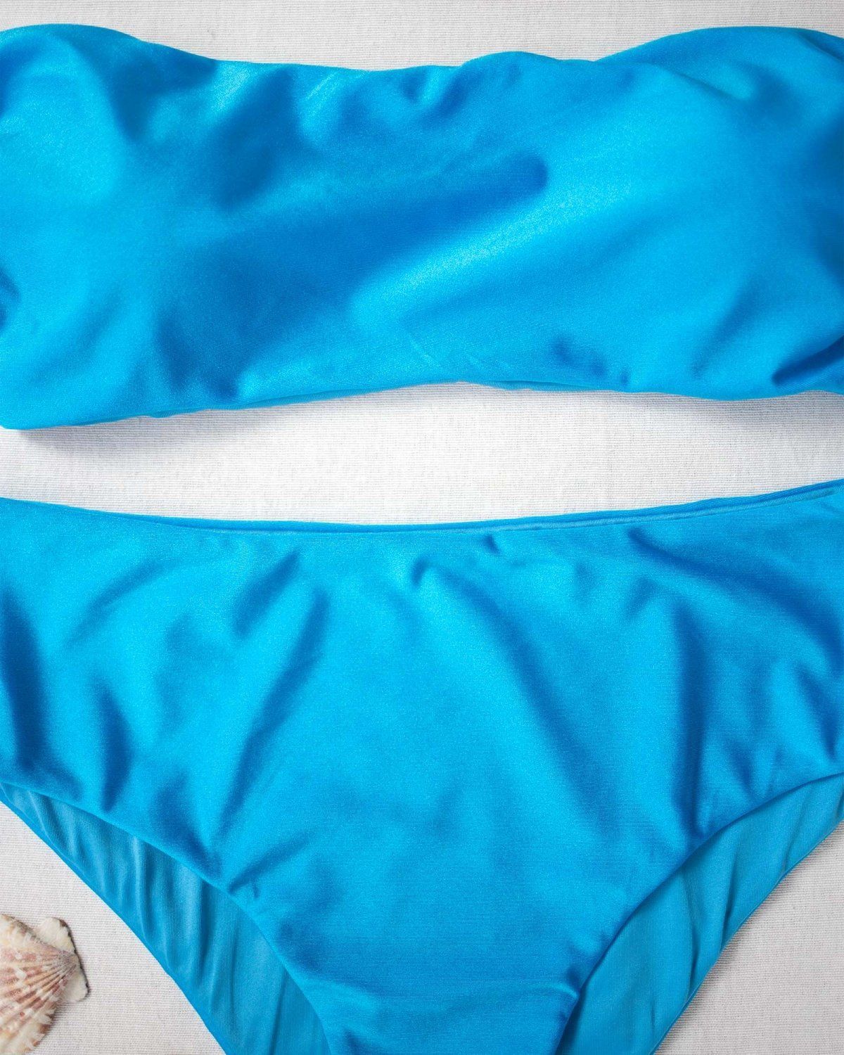 Σετ basic corset μπικίνι - Τυρκουάζ - thefashionproject.gr - The Fashion Project