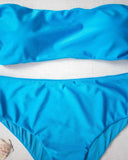 Σετ basic corset μπικίνι - Τυρκουάζ - thefashionproject.gr - The Fashion Project