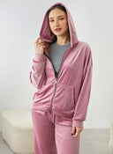 Σετ φόρμες βελουτέ με στρας