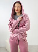 Σετ φόρμες βελουτέ με στρας