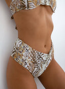Σετ μπικίνι corset με animnal print - Χακί - thefashionproject.gr - The Fashion Project