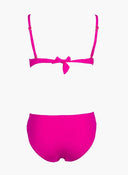 Σετ μπικίνι με μπανέλα - Φούξια - thefashionproject.gr - The Fashion Project