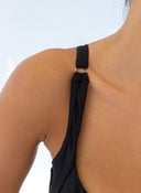 Σετ μπικίνι με μπανέλα - Μαύρο - thefashionproject.gr - The Fashion Project