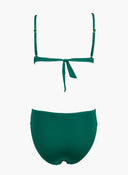 Σετ μπικίνι με μπανέλα - Πράσινο - thefashionproject.gr - The Fashion Project