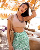 Σετ ριπ bikini με ένα μανίκι - Μπεζ - thefashionproject.gr - The Fashion Project