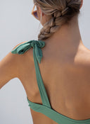 Σετ ριπ bikini με έναν ώμο - Πράσινο - thefashionproject.gr - The Fashion Project