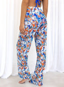 Σετ three pieces μπικίνι με παντελόνι - Μπλε - thefashionproject.gr - Modern ocean