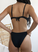 Σετ three pieces μπικίνι με παρεο - Μαύρο - thefashionproject.gr - Modern ocean