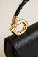 Stephan - Shimmer Evening Clutch Bag - Black Metallic