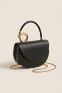 Stephan - Shimmer Evening Clutch Bag - Black Metallic