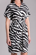 Shirt dress με print Vero Moda 10302043 - Zebra - thefashionproject.gr - VERO MODA