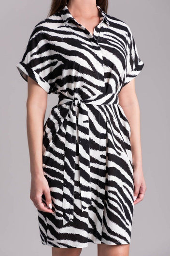 Shirt dress με print Vero Moda 10302043 - Zebra - thefashionproject.gr - VERO MODA