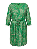 Shirt dress με σχέδιο φύλλα plus size Carmakoma 15322842 - Πράσινο - thefashionproject.gr - CARMAKOMA