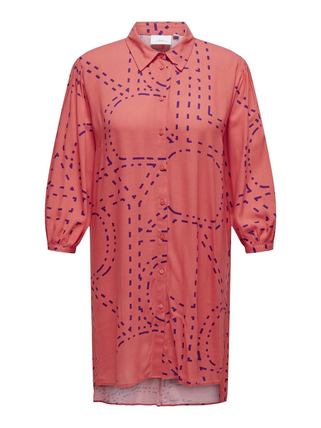 Shirt dress plus size Carmakoma 15316067 - Πορτοκαλί - thefashionproject.gr - CARMAKOMA