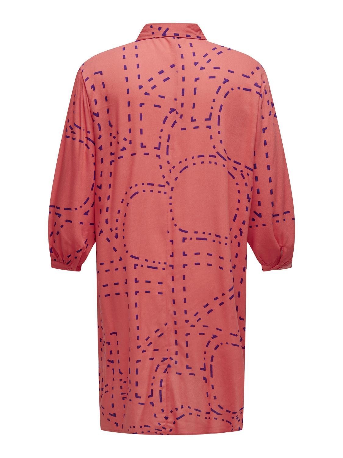 Shirt dress plus size Carmakoma 15316067 - Πορτοκαλί - thefashionproject.gr - CARMAKOMA