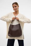 Shopper Bag Vero Moda 10296670 - Dark Brown Matte - thefashionproject.gr - VERO MODA