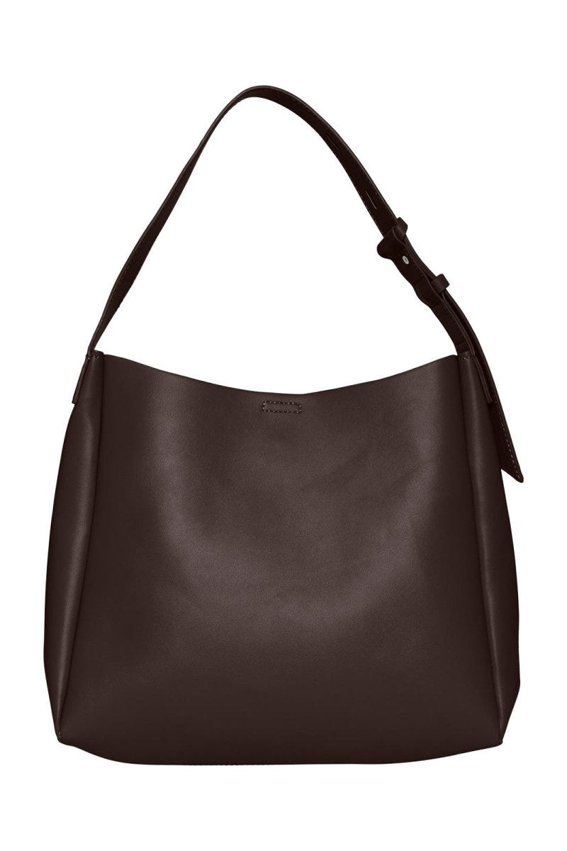 Shopper Bag Vero Moda 10296670 - Dark Brown Matte - thefashionproject.gr - VERO MODA