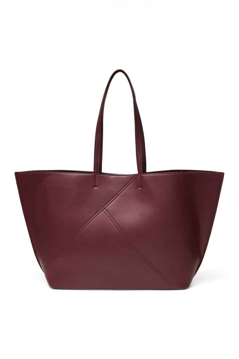 Shopper Bag Vero Moda 10333086 - Burgundy Matte - thefashionproject.gr - VERO MODA
