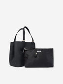 Shopper τσάντα PIECES 17082685 - Μαύρο - thefashionproject.gr - PIECES