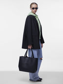 Shopper τσάντα PIECES 17082685 - Μαύρο - thefashionproject.gr - PIECES
