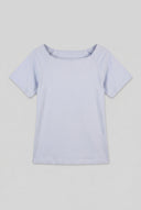 AWARE by VERO MODA - Short Sleeve Top Fitted - Light Blue