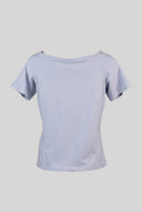 AWARE by VERO MODA - Short Sleeve Top Fitted - Light Blue