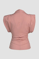 The Fashion Project - Sleeveless Top Shoulder Pads - Dusty Rose