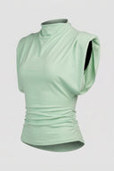 The Fashion Project - Sleeveless Top Shoulder Pads - Mint