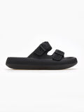 Slides ελαφριά με φάσες - Μαύρο - thefashionproject.gr - The Fashion Project