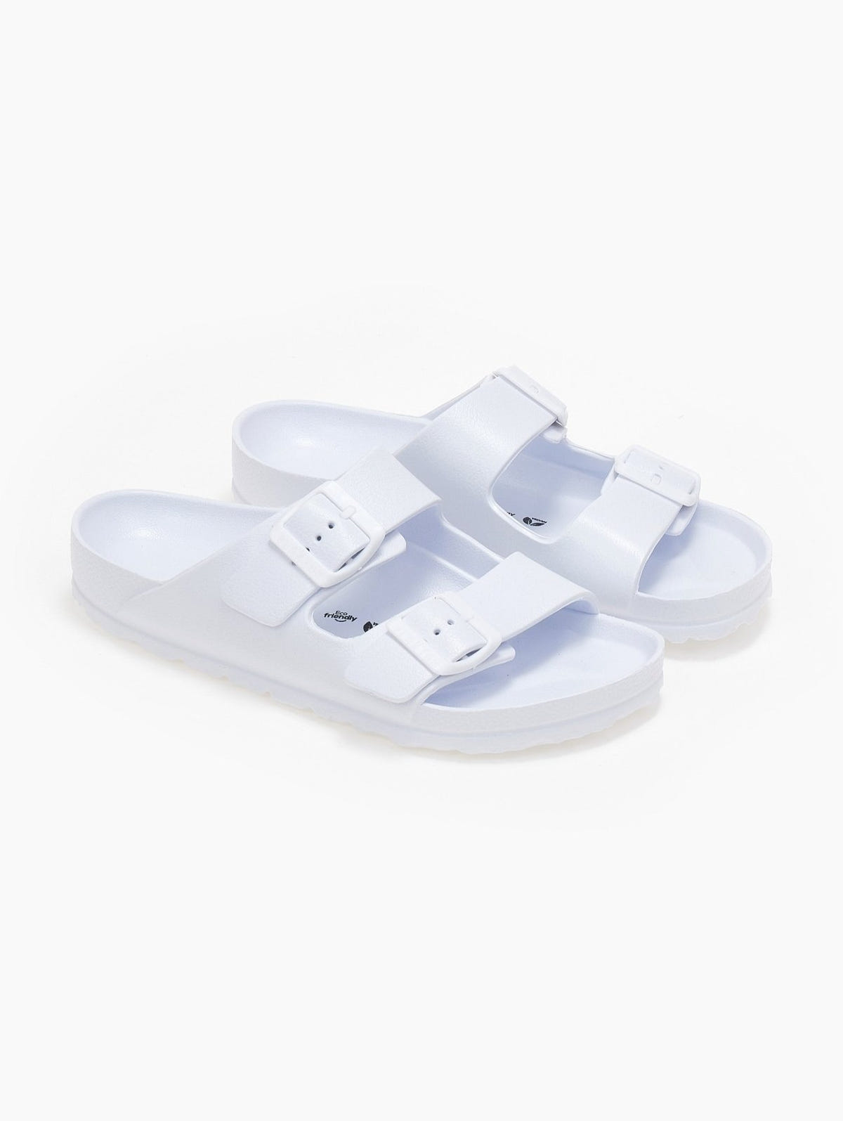 Slides με ανατομικό πάτο Plakton 760010 - Λευκό - thefashionproject.gr - Plakton