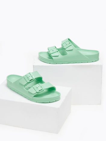 Slides με ανατομικό πάτο Plakton 760010 - Μέντα - thefashionproject.gr - Plakton