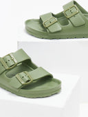 Slides με ανατομικό πάτο Plakton 760010 - Χακί - thefashionproject.gr - Plakton