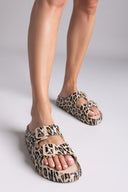 Slides με ανατομικό πάτο Xti 142550 - Leopard - thefashionproject.gr - Xti Footwear