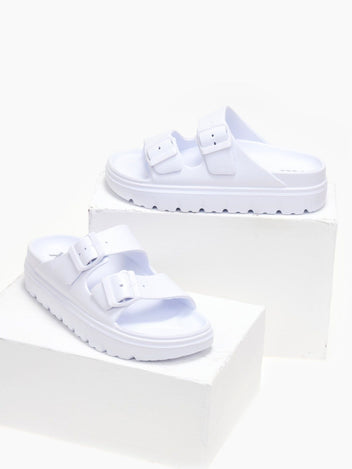 Slides με ανατομικό πάτο Xti 142550 - Λευκό - thefashionproject.gr - Xti Footwear