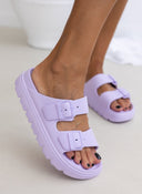 Slides με ανατομικό πάτο Xti 142550 - Λιλά - thefashionproject.gr - Xti Footwear