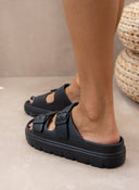 Slides με ανατομικό πάτο Xti 142550 - Μαύρο - thefashionproject.gr - Xti Footwear