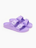 Slides με ανατομικό σχήμα στον πάτο ATENEO - Λιλά - thefashionproject.gr - ATENEO