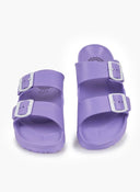 Slides με ανατομικό σχήμα στον πάτο ATENEO - Λιλά - thefashionproject.gr - ATENEO