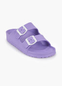 Slides με ανατομικό σχήμα στον πάτο ATENEO - Λιλά - thefashionproject.gr - ATENEO